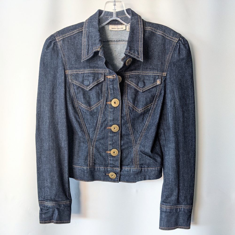 Blue DKNY Vintage Style Denim Jacket